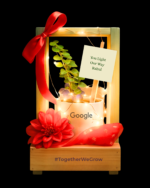 Million Hearts Plant - wooden gift frame