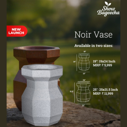 Noir Vase Rotomoulded Pots