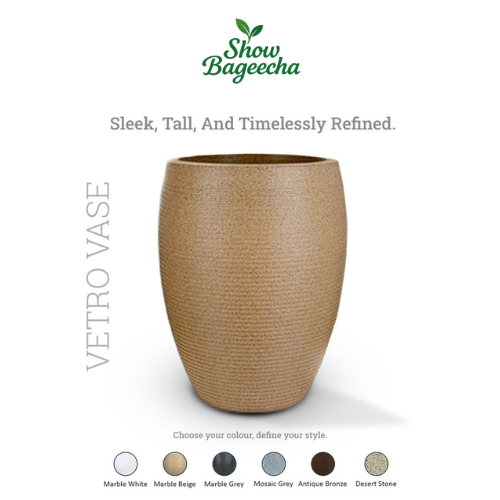 Vetro vase rotomoulded Pot